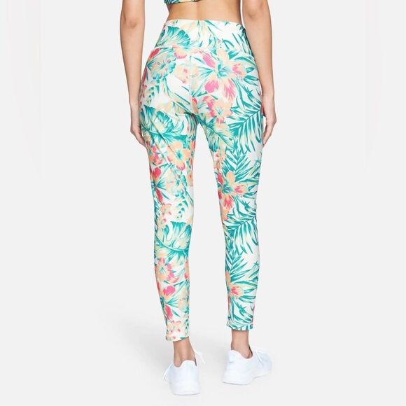 NWT Hurley V-SHAPED WAIST LEGGING HAWAIIAN GARDEN Sz. Medium - Picture 2 of 7